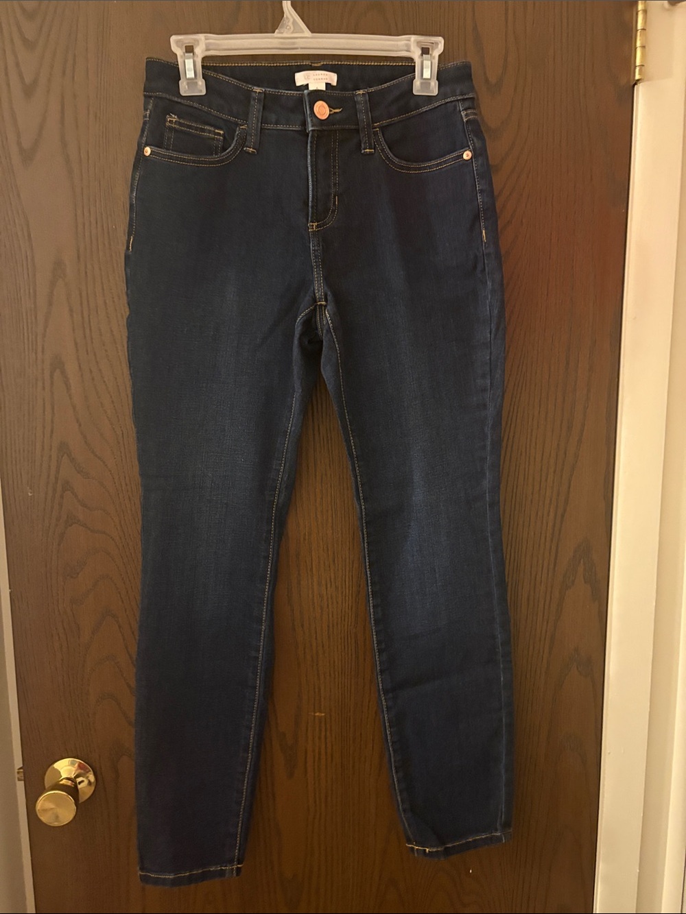 LC Lauren Conrad Never Worn Dark Mid Rise Skinny Jeans